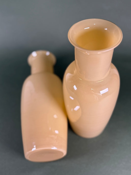 Pair of Vintage Murano Glass Vases, circa 1980