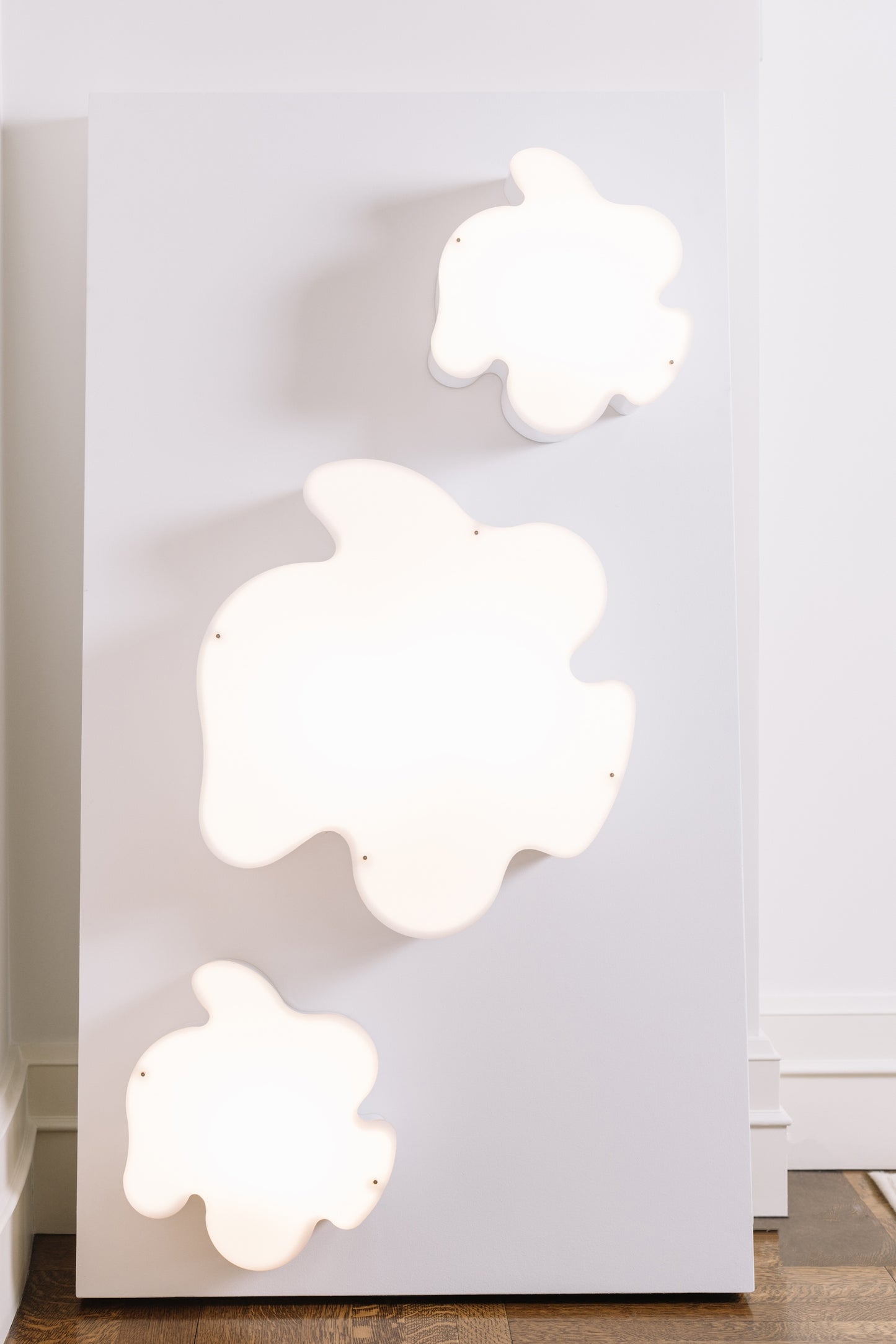 Three Cloud Sconces, Zonca, circa 1980s