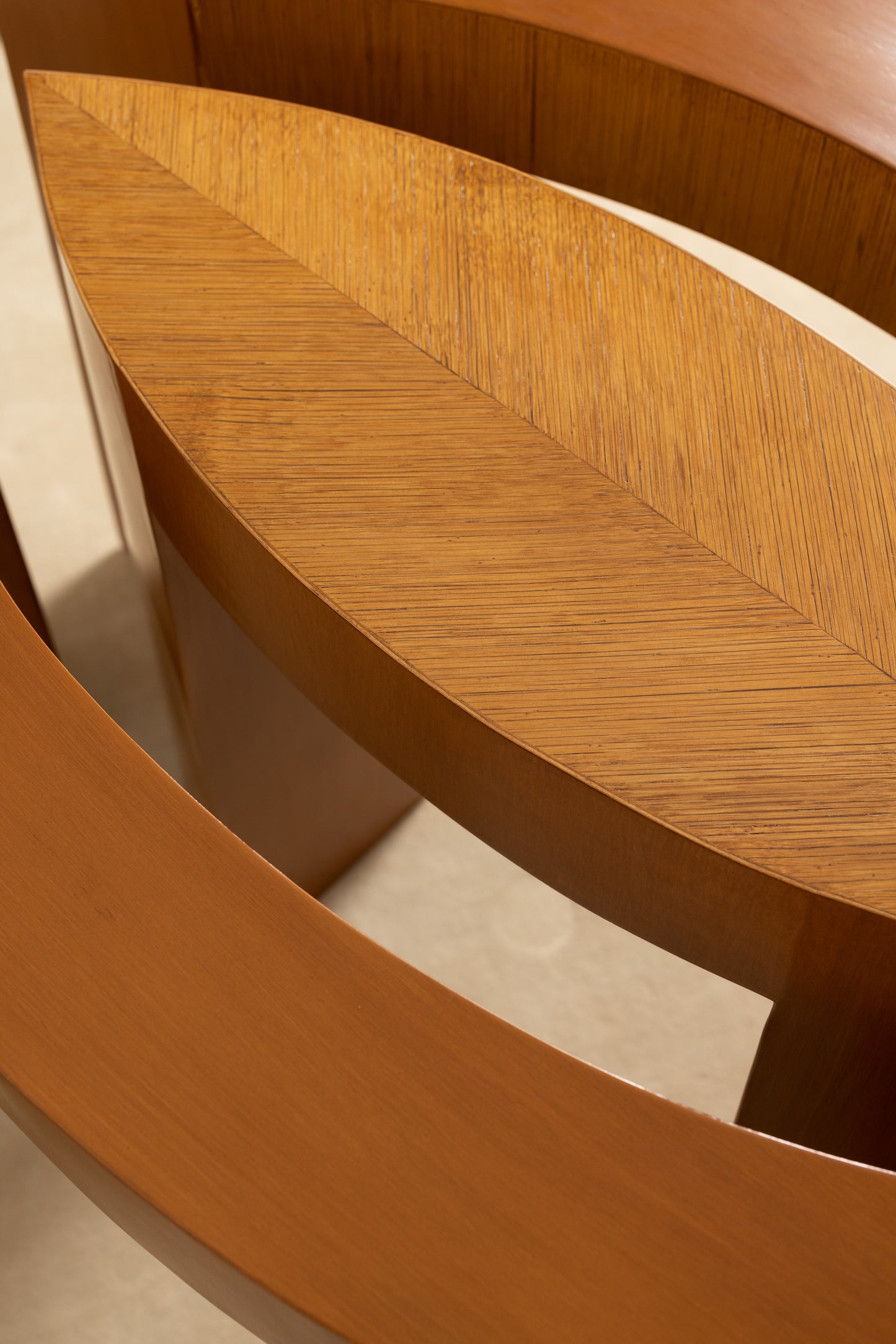 Brutalist Leaf Console, circa 1960s